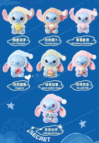 Disney Miniso Stitch "Eat Something Before You Sleep" (Blind box)