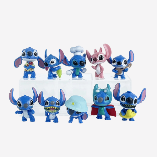 Mini Stitch Figurer Sæt - 10 stk