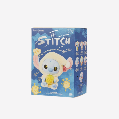 Disney Miniso Stitch "Eat Something Before You Sleep" (Blind box)