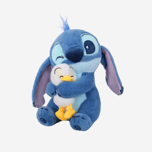 Stitch & Donald Duck plysbamse 30cm